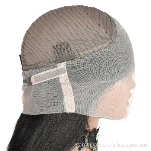 Indian Kinky Curly Human Hair Lace Front Wig Transparent 360 Lace Frontal Wig Pre Plucked Human Hair For Women